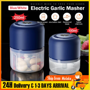 Mini Electric & Manual Garlic Chopper Blender USB Charging Ginger Masher Machine Sturdy Durable Chili Vegetable Meat Crusher Kitchen Tool