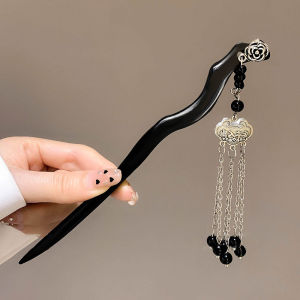 เครื่องประดับผมสไตล์จีนโบราณแบบใหม่ รูปปมโชคดี อุปกรณ์ตกแต่งผม กระดุมผม ต่างหู สร้อยคอ แหวน เครื่องประดับแฟชั่น