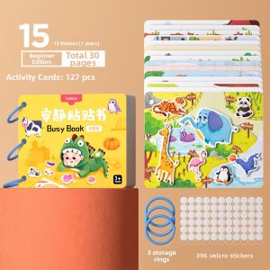 beiens | Quiet Educational Teething Cloth Book Animal Themed