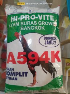 Pakan Ayam Bangkok A594K 594 1 kg Original Pabrik