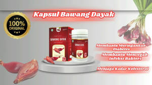 Bawang dayak 50 Kapsul Ash Shihhah BPOM Obat suplemen Kesehatan Herbal untuk Diabetes Melitus