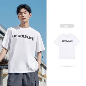 Áo Thun Cotton Mùa Hè Mỏng Giản Dị Cho Nam Nữ Tay Ngắn Dáng Rộng Cổ Tròn Thường Ngày Cho Học Sinh Và Cặp Đôi