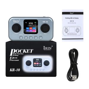 IRIN | Công Cụ Hiệu Ứng Âm Thanh IR Cổ Điển Dành Cho Guitar Và Bass Để Bàn - Điều Chỉnh EQ Ba Cấp Độ 5 Chế Độ Delay 6 Chế Độ Reverb Với Chức Năng BANK