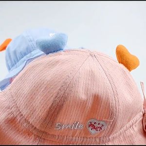 Baby Fisherman's Cap Thin Section Adjustable Cotton Sweat-Absorbing Breathable Boys and Girls Cute Sun Hat Four Seasons Universal