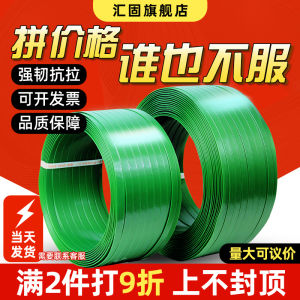 Huigu Plastic-Steel Packing Tape Ratchet Tie down Packaging Tape Packing Machine PET Plastic Knitted Belt Iron Buckle Plastic Steel Belt