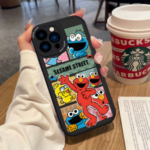 Adorable Silicone Phone Case for 17 16 15 14 pro Maximinity Protection Funny Neighborhood Gang Cartoon Full Cover Case