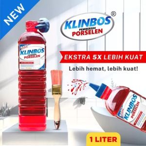KLINBOS PORSELEN 1 LITER Pembersih Kerak 5X Lebih Kuat Untuk Kamar Mandipembersih kerak kamar mandipembersih kamar mandi pembersih kerak kamar mandicairan pembersih kamar mandipembersih kamar mandipembersih lantai keramik