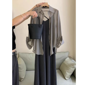 Stylish Versatile Strap Dress Set