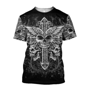 3D Printing round Neck Neck Loose T-shirt Top 3D Print round Neck Loose T-shirt Men