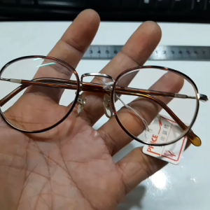Gọng Mắt kính nữ trẻ em 2 hand ngang kính 126mm si Nhật