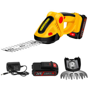 【Vktech】Battery-Powered 2in1 Hedge Trimmers and Grass Shear for Garden Trimming and Lawn Edging