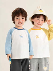 CUTEPANDAS | Áo Thun Tay Dài Raglan Mùa Xuân