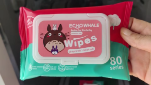 Baby Wipes 80pcs per pack Organic Wipes for Baby Hypoallergenic Non-Alcohol 99% Water Wet wipes