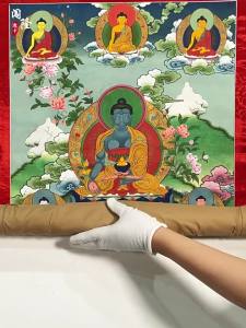CHUANGLONG | Tranh Trang Trí Phong Cách Tây Tạng Tangka Cho Phòng Khách
