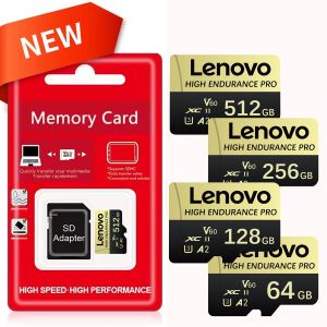 Original Lenovo High Speed SD Card 128GB 256GB 512GB 1TB 2TB Micro SD Card V60 U3 A2 Memory Card For Driving Recorder/Camera/Laptop