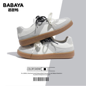 Babadi Original Womens Casual Deqin Shoes Soft Bottom Chic Versatile Black Board Shoes Spring New Style College Style Flat Shoes