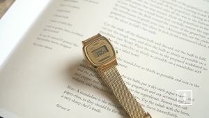 [FREE GIFT] Jam Tangan Wanita Digital Casio LA670 Vintage Digital Stainless Steel la670wemy-9