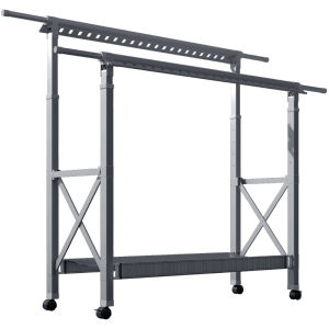 Multifunctional Dual Rod Drying Rack Foldable