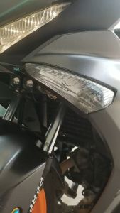 01 bóng LED xi nhan T15 45SMD lắp cho xi nhan xe máy DC12v