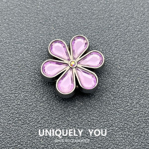 New Arrival Crocs Accessories Hole Shoes Shoe Ornament Carluo Chi Shoes Decorations Zhibi Star Accessories DIY Texture Metal