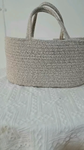 Basket Portable Shopping Bag Multi-functional Storage Basket Bag Organizer Picnic Outdoor Basket