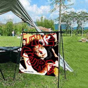 Rock Band THE C-CURE Cartoon Flag Art Science Fiction Room Home Decor Wall Hanging Home Decor Banner