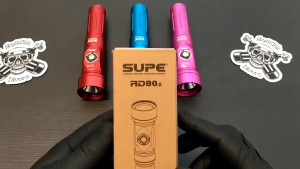 Scubalamp RD80 v2 SUPE RD80v2 Dive Torch 1500 Lumen 15 Degree Narrow Beam Dive Light Video Light for Scuba Diving Seanergy Scuba