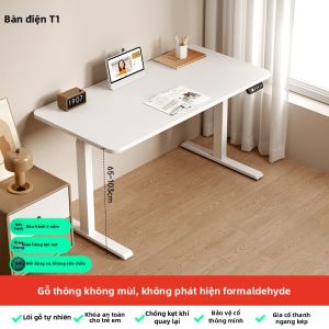 MEIHAOTONGNIAN | Bàn Học Sinh Điều Chỉnh Chiều Cao và Đèn Bàn