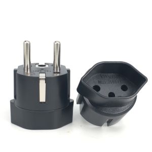 Bolantedz Bộ Chuyển Đổi Phích Cắm Du Lịch Châu Âu Pháp Bộ Chuyển Đổi Ổ Cắm Từ Thụy Sĩ Sang Châu Âu 10A 250V Để Sử Dụng Quốc Tế Với Tính Năng Bảo Vệ Quá Tải