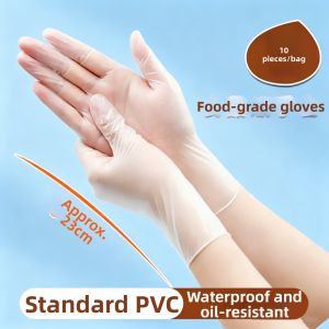 DINGQINGJUJIA | Waterproof Beauty PVC Nitrile Gloves