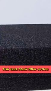 Aquarium Sponge Filter Fish Tank Black Biochemical Foam Sponge Filter Filter Media