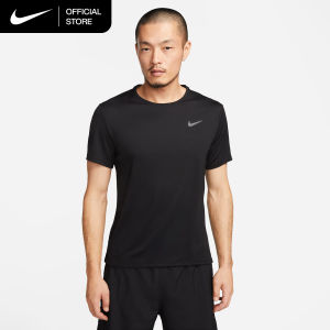 Nike Dri-FIT UV Miler Mens Short-Sleeve Running Top - Black [DV9316-010]