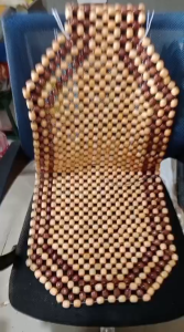 Sandara Jok Mobil Universal Motif Biji Kayu