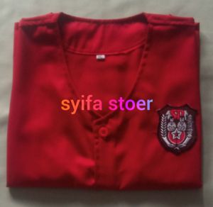 rompi SD merah marun +logo SD persepuluh "10"pis bonus dasi/kaoskaki sd