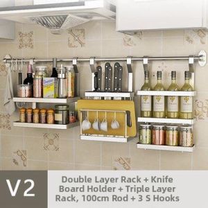 DIHUANTUO | Stainless Steel Storage Rack Shelf