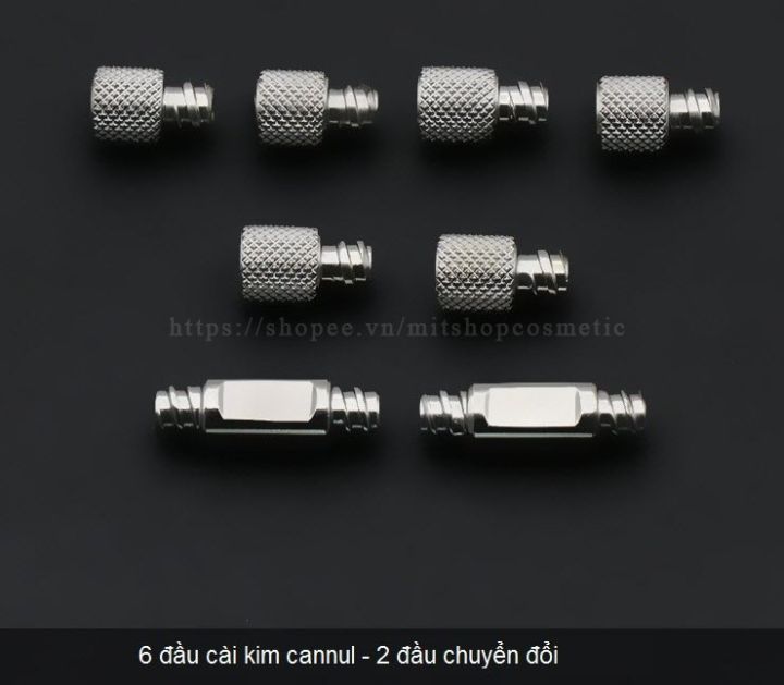 Bộ Kim Cannula Dermal Filler hút mỡ thẩm mỹ 14 món - Dụng cụ cấy mỡ tự thân