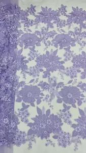 2026 White African Beaded Lace Fabric High Quality French Nigerian Sequins Tulle Lace Fabric for Women Party Dress Sewing
