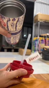 Ly Giữ Nhiệt Dung Tích 500ML Bằng Thép Không Gỉ Inox 316 Cốc Uống Cao Cấp Kèm Ống Hút và Dây đeo