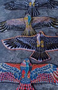 Terlaris Layang-layang Jumbo elang ukuran 24 meter layangan bahan Fiber dan kain parasit