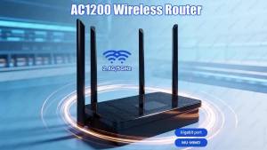 Fenvi | 1200Mbps AC1200 WiFi Router Gigabit Ethernet Router Signal Extender Dual Band 5GHz 2.4GHz Wireless Wi-Fi Network Range Repeater