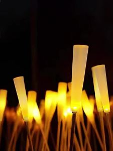 SXH  Outdoor led Reed Light Stick   Park Decoration Lawn Light Acrylic Rod Reed Light Solar Ground Stake Light