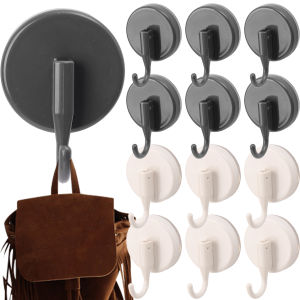 Vacuum Suction Cup Hooks Bathroom Shower Towel Robe Holder Waterproof Removable Door Wall Mounted Hooks Glass Tile Sucker Hanger