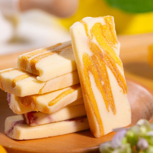 Mango Lovers Milk Cake 150g Dried Mango Pressed Milk Candy Fragrant Milk Flavor Snack from Fujian Province Mainland China