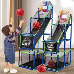 AOBIXIONG | Adjustable Height Basketball Hoop Indoor Outdoor