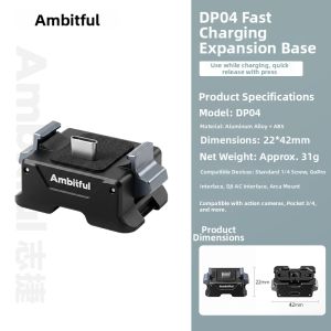 AMBITFUL | Mini Magnetic Tripod for Action Cameras