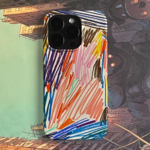 Fashion Colorful Graffiti Art Phone Case for IPhone 11 12 13 14 15 16 17 Pro Max 17 Air 16 Plus Shockproof Dustproof Back Cover