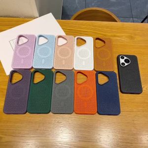 Ốp Điện Thoại Từ Tính Hình Tổ Ong 3D Cho Huawei P80 P70 Mate 80 Pro Tản Nhiệt Không Dây Chống Sốc Tản Nhiệt