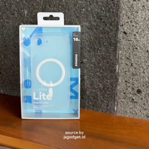 Momax Case For iPhone 16e CaseForm Lite Magnetic MagSafe Hybrid Slim Thin Clear Cover Casing