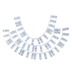 Miwayer Bàn Phím Piano Dán Cho 88/61 Phím Có Thể Tháo Rời Nhãn Lưu Ý Hướng Dẫn Học Tập Cho Người Mới Bắt Đầu Phiên Bản 88 Phím