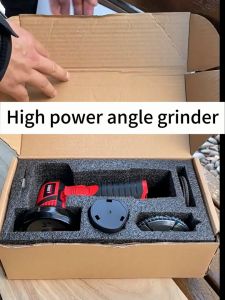 【Hot sale】19500 rpm Cordless Angle Grinder Rechargeable Mini Angle Grinder 12V- Li-ion Grinding Tool Multifunctional Grinder Handheld Cutter for Cutting